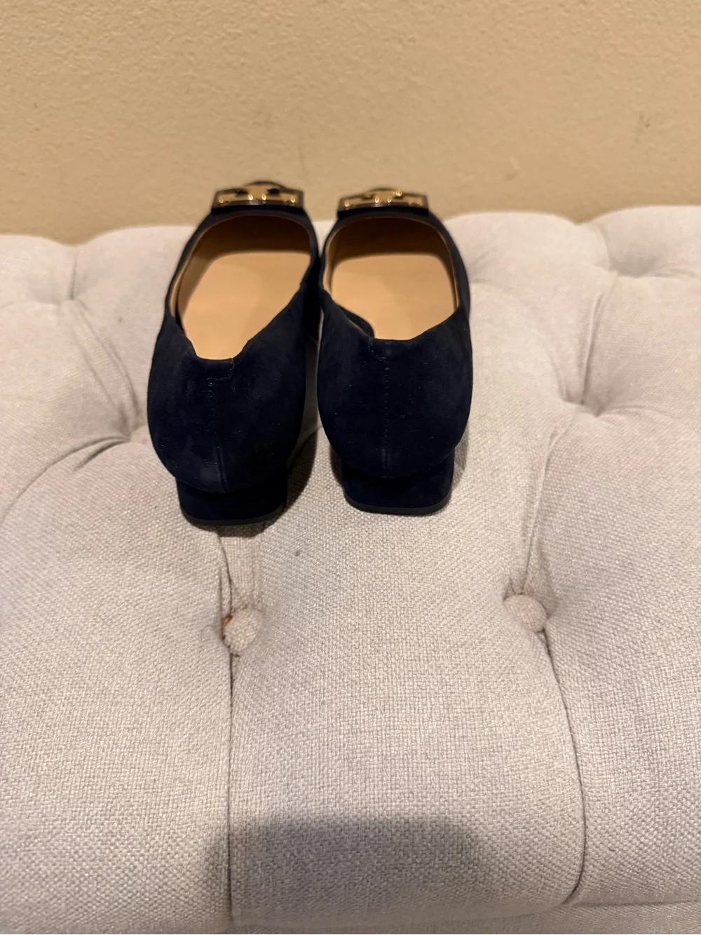 Tory Burch Gigi Suede Pump Navy